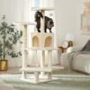 Frisco 57-in Faux Fur Cat Tree & Condo -Pet Cat Store 101805 MAIN. AC SS1800 V1667229234