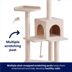 Frisco 57-in Faux Fur Cat Tree & Condo 9 Frisco 57-in Faux Fur Cat Tree & Condo -Pet Cat Store 101805 PT2. AC SS1800 V1667229735