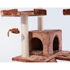 Frisco 72-in Large Base Faux Fur Cat Tree & Condo -Pet Cat Store 101809 PT3. AC SS1800 V1584452388