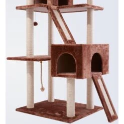 Frisco 72-in Large Base Faux Fur Cat Tree & Condo -Pet Cat Store 101809 PT4. AC SS1800 V1584452718