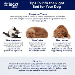 Frisco Pillow Dog Bed W/ Removeable Cover -Pet Cat Store 113294 PT7. AC SS1800 V1668199311