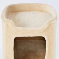 Frisco 24-in 2-Story Faux Fur Cat Condo -Pet Cat Store 128083 PT2. AC SS1800 V1584452521