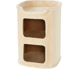Frisco 24-in 2-Story Faux Fur Cat Condo -Pet Cat Store 128083 PT5. AC SS1800 V1584453167