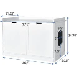 Frisco Decorative Bench Cat Litter Box Cover -Pet Cat Store 156788 PT3. AC SS1800 V1570480071