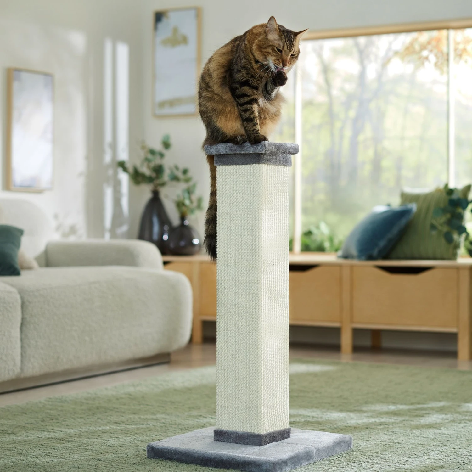 Frisco 33.5-in Sisal Cat Scratching Post 3 Frisco 33.5-in Sisal Cat Scratching Post