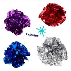 Frisco Colorful Crinkle Ball Cat Toy -Pet Cat Store 166330 PT2. AC SS1800 V1686579202