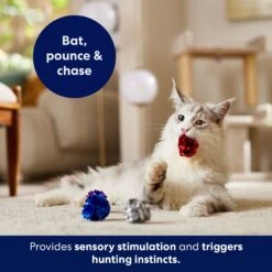 Frisco Colorful Crinkle Ball Cat Toy -Pet Cat Store 166330 PT5. AC SS1800 V1691784248
