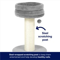 Frisco 24.8-in Heavy Duty Faux Fur Cat Tree 10 Frisco 24.8-in Heavy Duty Faux Fur Cat Tree -Pet Cat Store 169397 PT2. AC SS1800 V1667229717