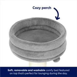 Frisco 24.8-in Heavy Duty Faux Fur Cat Tree 11 Frisco 24.8-in Heavy Duty Faux Fur Cat Tree -Pet Cat Store 169397 PT3. AC SS1800 V1667229720