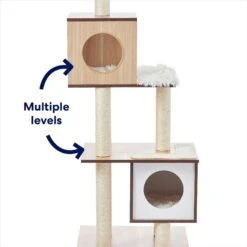 Frisco 62-in Modern Cat Tree & Condo 11 Frisco 62-in Modern Cat Tree & Condo -Pet Cat Store 177901 PT3. AC SS1800 V1667228724