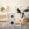 Frisco 52-in Modern Cat Tree & Condo -Pet Cat Store 177911 MAIN. AC SS1800 V1584451112