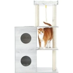 Frisco 52-in Modern Cat Tree & Condo 14 Frisco 52-in Modern Cat Tree & Condo -Pet Cat Store 177911 PT5. AC SS1800 V1584453408