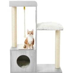Frisco Modern Cat Tree & Condo -Pet Cat Store 177914 PT4. AC SS1800 V1584453082