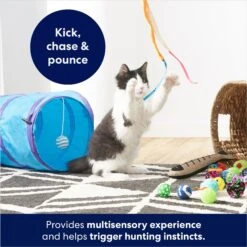 Frisco Plush, Teaser, Ball & Tri-Tunnel Variety Pack Cat Toy With Catnip, 20 Count -Pet Cat Store 178161 PT3. AC SS1800 V1678723898