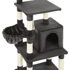 Frisco 59-in Faux Fur Cat Tree & Condo -Pet Cat Store 180387 PT4. AC SS1800 V1584453197