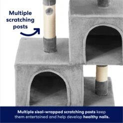 Frisco 33-in Faux Fur Cat Tree & Condo -Pet Cat Store 180389 PT2. AC SS1800 V1667227240