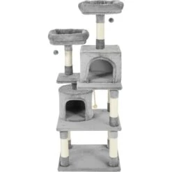 Frisco 61-in Faux Fur Cat Tree & Condo -Pet Cat Store 180395 PT4. AC SS1800 V1584453066
