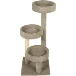 Frisco 50-in Real Carpet Wooden Cat Tree -Pet Cat Store 208930 PT3. AC SS1800 V1589221426