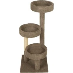 Frisco 50-in Real Carpet Wooden Cat Tree -Pet Cat Store 208930 PT4. AC SS1800 V1589221429