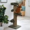 Frisco 49-in Tree-Shaped Real Carpet Wooden Cat Tree -Pet Cat Store 208944 MAIN. AC SS1800 V1647632802