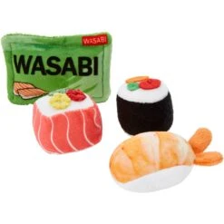 Frisco Sushi Plush Cat Toy With Catnip