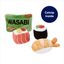 Frisco Sushi Plush Cat Toy With Catnip -Pet Cat Store 213910 PT2. AC SS1800 V1691783971
