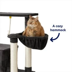 Frisco 66-in Cat Tree With Bed, Condo, Lounge Basket & Top Perch 10 Frisco 66-in Cat Tree With Bed, Condo, Lounge Basket & Top Perch -Pet Cat Store 214381 PT2. AC SS1800 V1667229521
