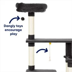 Frisco 66-in Cat Tree With Bed, Condo, Lounge Basket & Top Perch 11 Frisco 66-in Cat Tree With Bed, Condo, Lounge Basket & Top Perch -Pet Cat Store 214381 PT3. AC SS1800 V1667228511