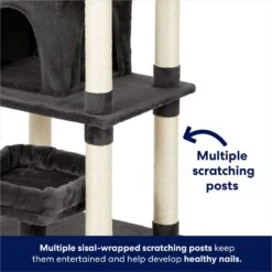 Frisco 66-in Cat Tree With Bed, Condo, Lounge Basket & Top Perch 12 Frisco 66-in Cat Tree With Bed, Condo, Lounge Basket & Top Perch -Pet Cat Store 214381 PT4. AC SS1800 V1667229235