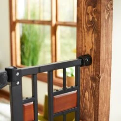 Frisco Wood Accents Extra Tall Auto-close Dog Gate -Pet Cat Store 221968 PT3. AC SS1800 V1595282171