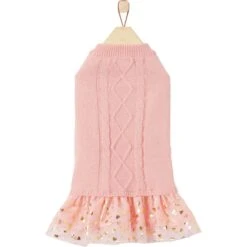 Frisco Cable Knit Dog & Cat Sweater Dress 11 Frisco Cable Knit Dog & Cat Sweater Dress -Pet Cat Store 223706 PT3. AC SS1800 V1599055627
