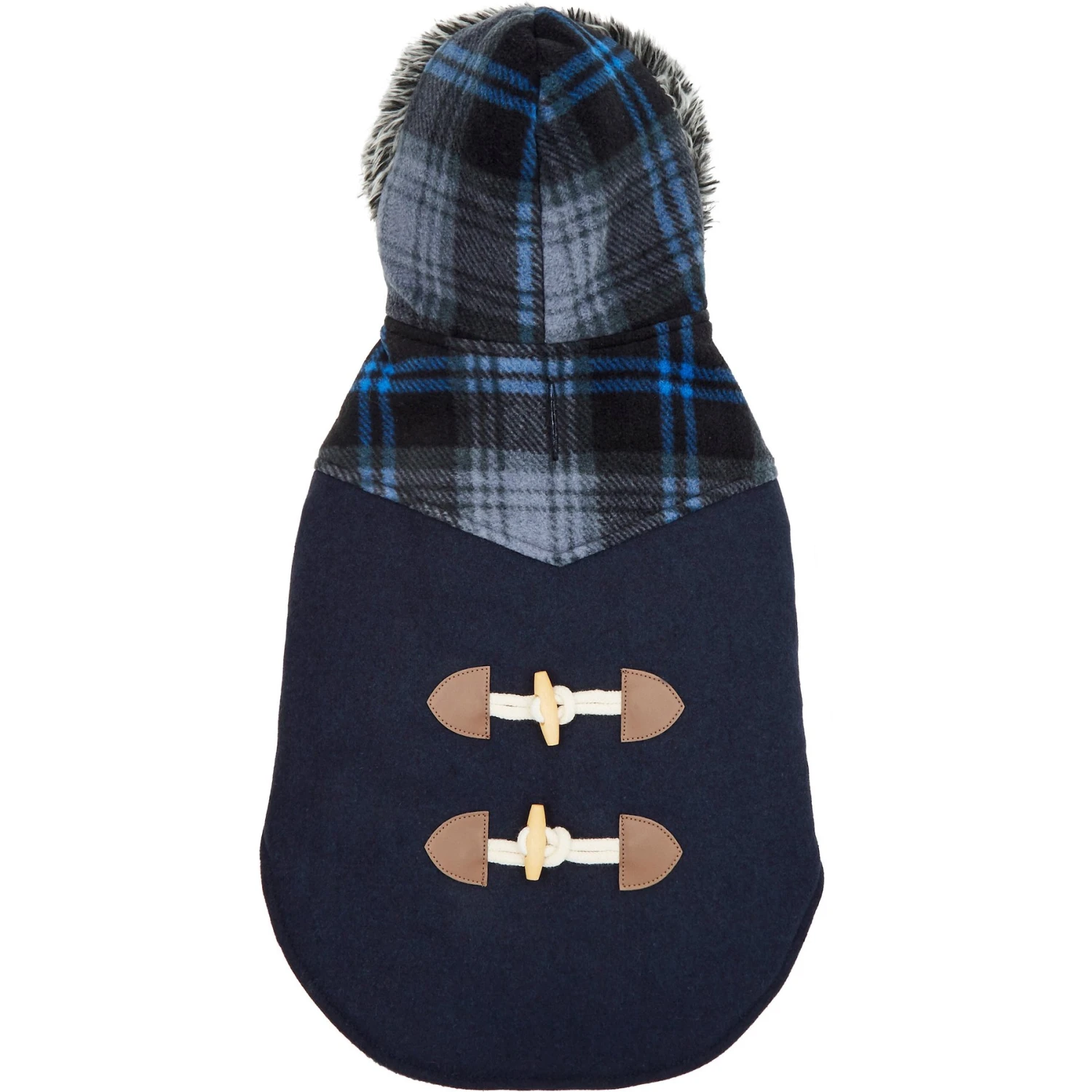 Frisco Plaid Hooded Insulated Dog & Cat Peacoat 7 Frisco Plaid Hooded Insulated Dog & Cat Peacoat - Image 5