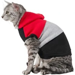 Frisco Colorblock Dog & Cat Sleeveless Hoodie -Pet Cat Store 224263 PT3. AC SS1800 V1637677889