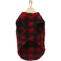 Frisco Ultra Lightweight Plaid Dog & Cat Fleece Vest -Pet Cat Store 224280 PT4. AC SS1800 V1599006380