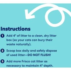 Frisco Lightweight Unscented Clumping Cat Litter -Pet Cat Store 230716 PT5. AC SS1800 V1657656284