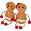Frisco Holiday Gingerbread Pals Plush Kicker Cat Toy With Catnip, 2 Count -Pet Cat Store 233303 MAIN. AC SS1800 V1694809484