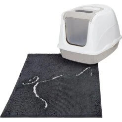 Frisco Microfiber Chenille Cat Silhouette Litter Mat -Pet Cat Store 235902 PT3. AC SS1800 V1603342031