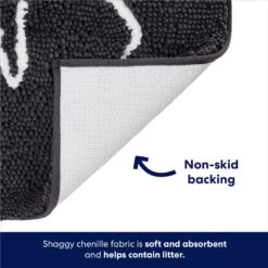 Frisco Microfiber Chenille Fish Bone Litter Mat 10 Frisco Microfiber Chenille Fish Bone Litter Mat -Pet Cat Store 236242 PT2. AC SS1800 V1676556263