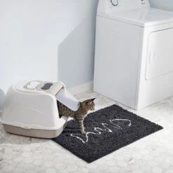Frisco Microfiber Chenille Fish Bone Litter Mat 12 Frisco Microfiber Chenille Fish Bone Litter Mat -Pet Cat Store 236242 PT4. AC SS1800 V1606833806