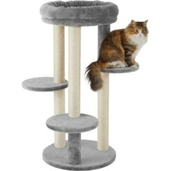 Frisco 41-in Faux Fur Cat Tree 10 Frisco 41-in Faux Fur Cat Tree -Pet Cat Store 236538 PT2. AC SS1800 V1615987393