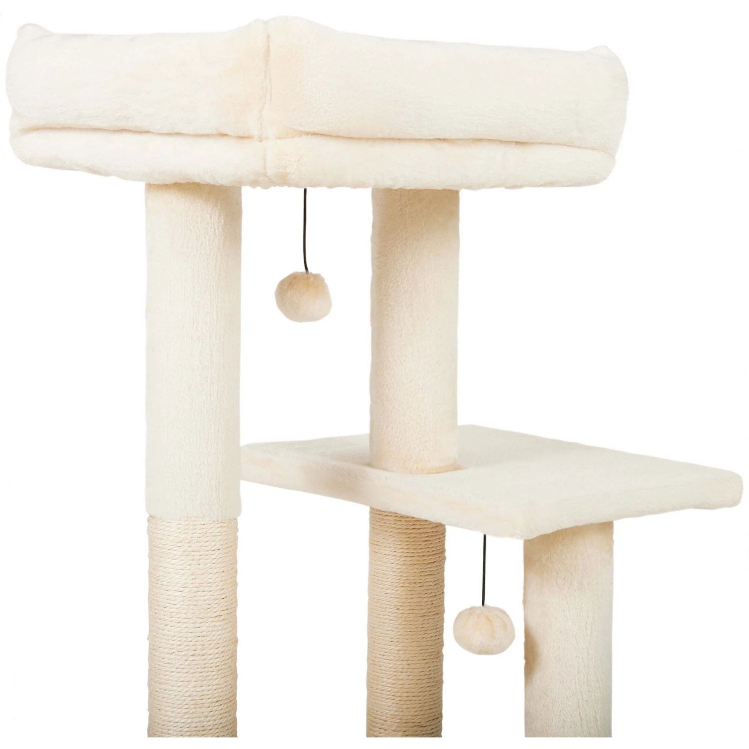 Frisco 40-in Faux Fur Cat Tree & Condo 6 Frisco 40-in Faux Fur Cat Tree & Condo - Image 4