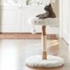 Frisco Natural Wood Modern Cat Tree With Toy, Ivory, Small -Pet Cat Store 236559 MAIN. AC SS1800 V1616521933