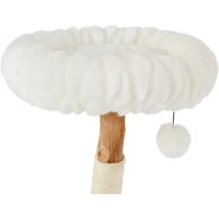Frisco Natural Wood Modern Cat Tree With Toy, Ivory, Small 12 Frisco Natural Wood Modern Cat Tree With Toy, Ivory, Small -Pet Cat Store 236559 PT4. AC SS1800 V1615987606