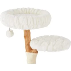 Frisco Natural Wood Modern Cat Tree With Toy, Ivory, Medium 11 Frisco Natural Wood Modern Cat Tree With Toy, Ivory, Medium -Pet Cat Store 236561 PT3. AC SS1800 V1615987381