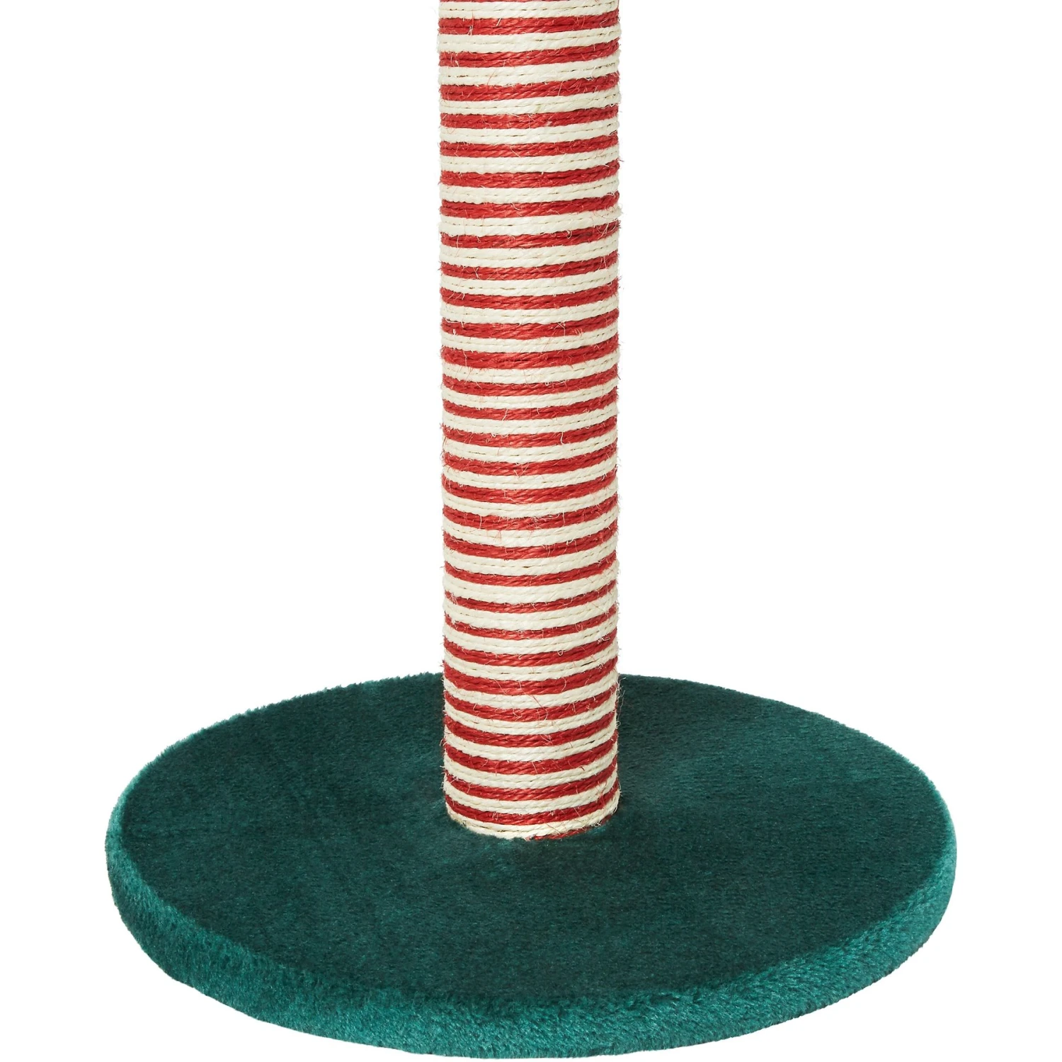 Frisco Holiday 29.5-in Candy Cane Sisal Cat Scratching Post With Toy 7 Frisco Holiday 29.5-in Candy Cane Sisal Cat Scratching Post With Toy - Image 5