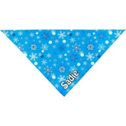 Frisco Blue Snowflakes Personalized Dog & Cat Bandana 13 Frisco Blue Snowflakes Personalized Dog & Cat Bandana -Pet Cat Store 242803 PT3. AC SS1800 V1618507971