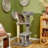 Frisco 41.5-in Real Carpet Wooden Cat Tree -Pet Cat Store 244527 MAIN. AC SS1800 V1606765034