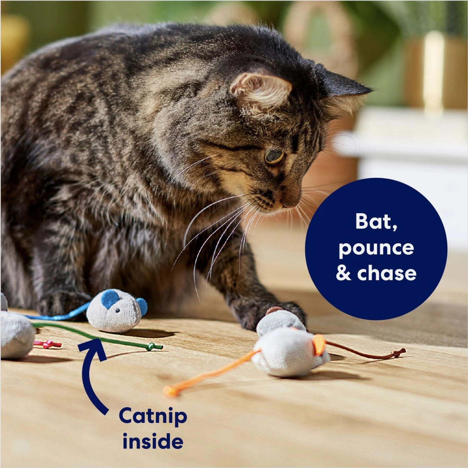 Frisco Mice Plush Cat Toy With Catnip 5 Frisco Mice Plush Cat Toy With Catnip - Image 3