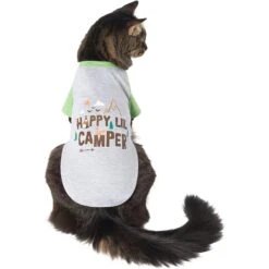 Frisco Happy Lil' Camper Dog & Cat T-Shirt 11 Frisco Happy Lil' Camper Dog & Cat T-Shirt -Pet Cat Store 248789 PT2. AC SS1800 V1644959832