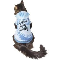 Frisco Life Is Wag Worthy Tiedye Print Dog & Cat Hoodie 11 Frisco Life Is Wag Worthy Tiedye Print Dog & Cat Hoodie -Pet Cat Store 249094 PT2. AC SS1800 V1644959829